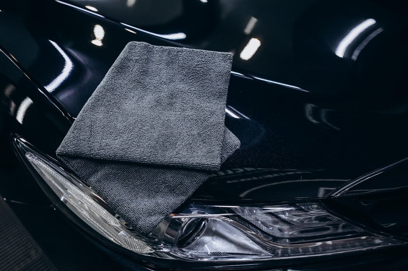 Detailer at work · Studio bay